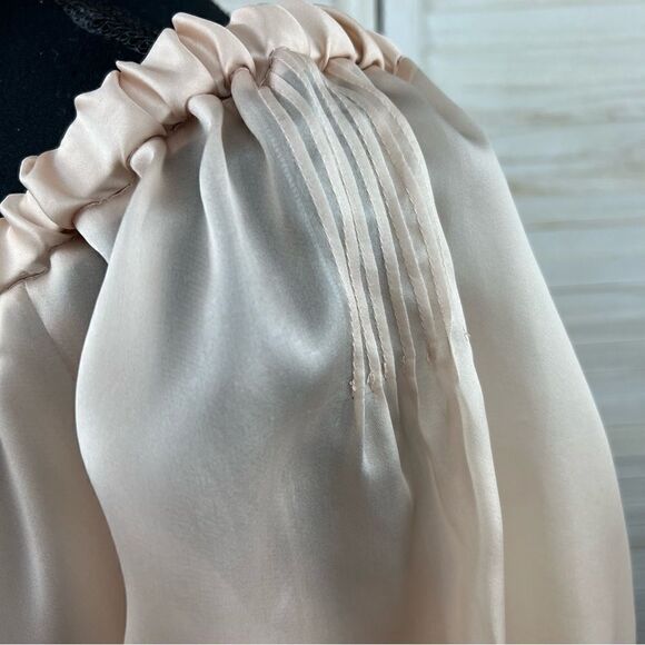 J Crew Collection Silk Off The Shoulder Party Blouse Top 8 - Picture 9 of 11